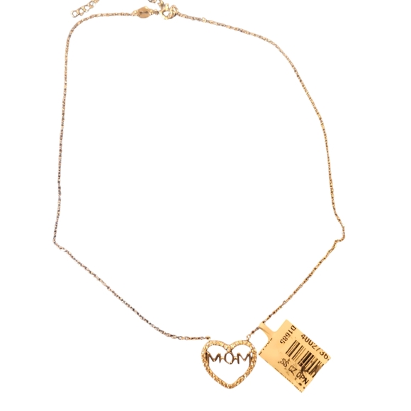 STELLA ROSA LONDON Women Sterling Silver MOM Heart Shape Pendant Necklace - Picture 4 of 8